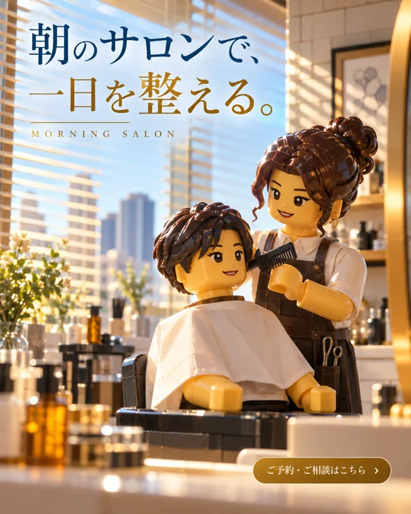 美容室・ヘアサロンの参考作品