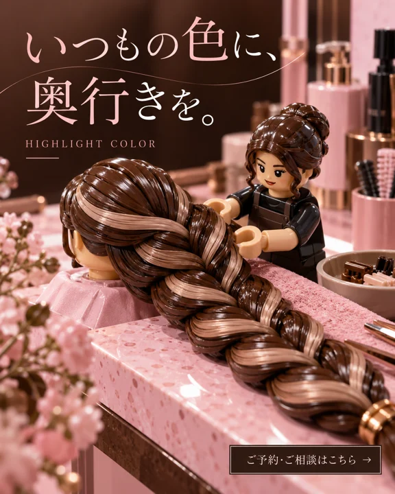 美容室・ヘアサロンの参考作品