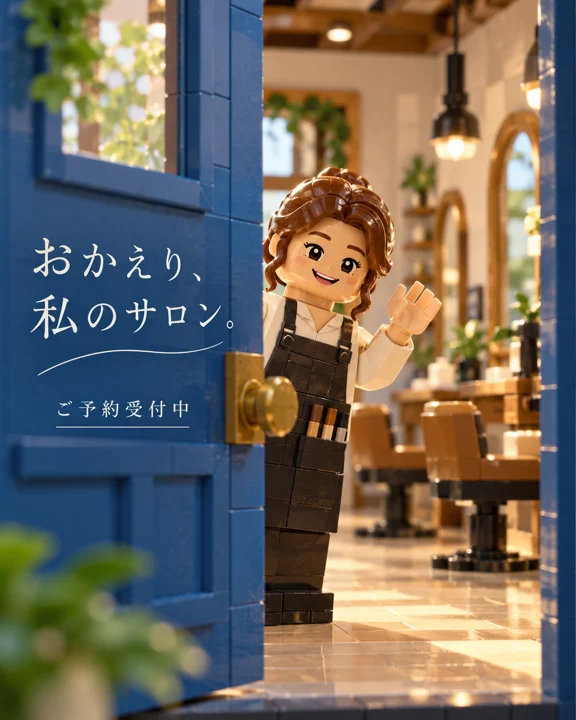 美容室・ヘアサロンの参考作品