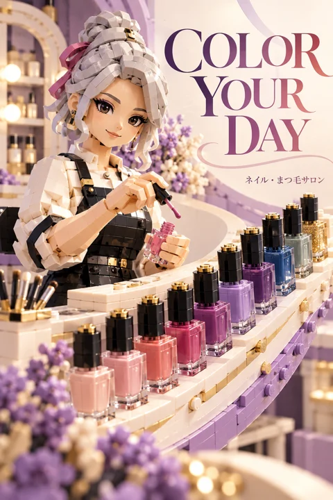 ネイル・まつ毛の参考作品