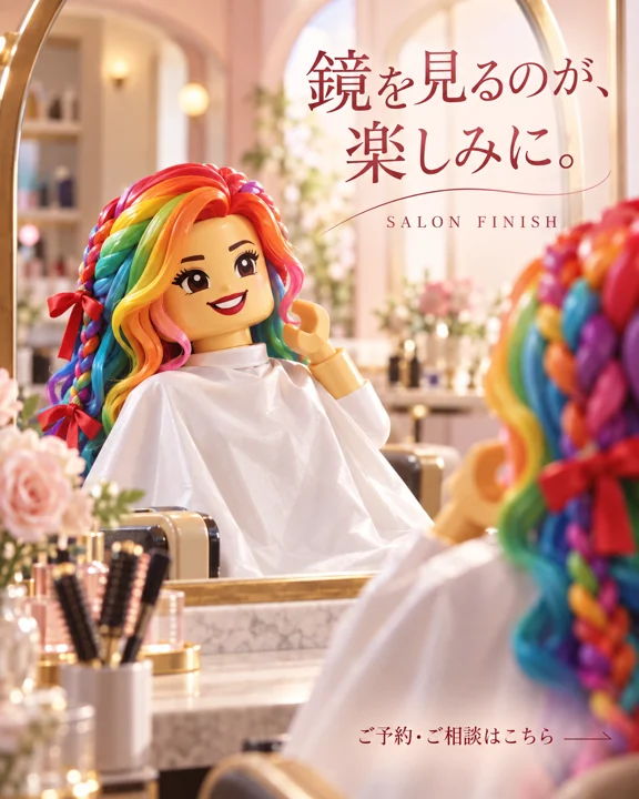 美容室・ヘアサロンの参考作品