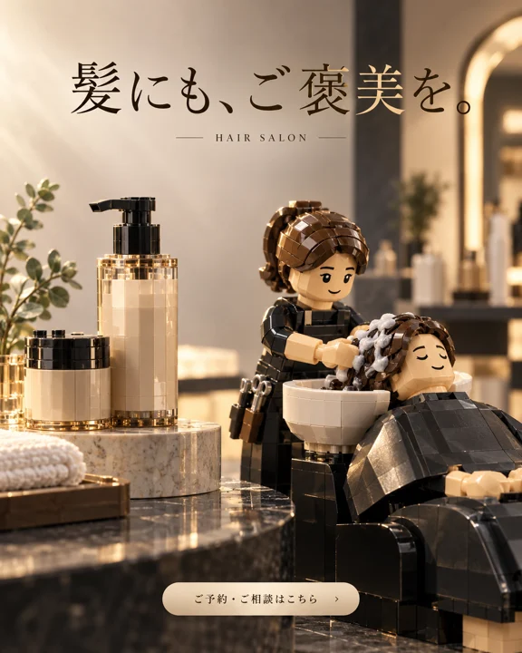 美容室・ヘアサロンの参考作品