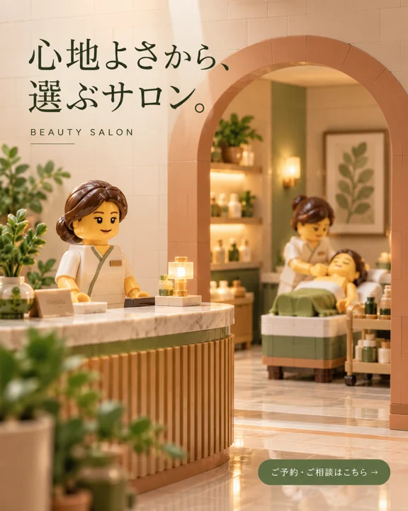 エステ・美容サロンの参考作品