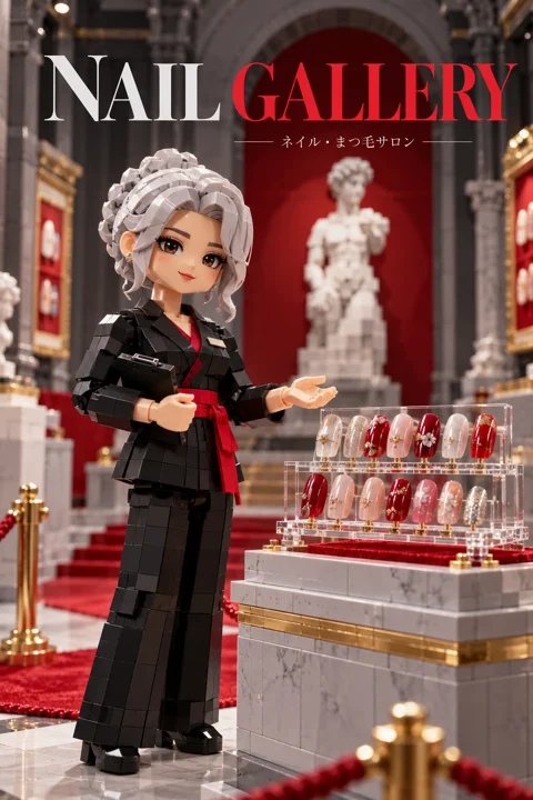 ネイル・まつ毛の参考作品