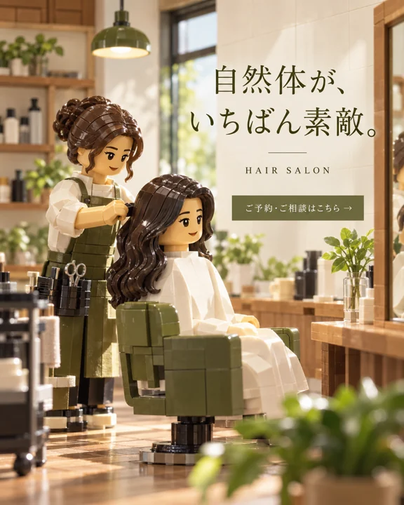 美容室・ヘアサロンの参考作品