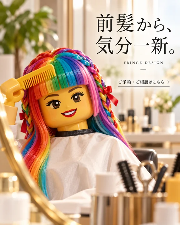 美容室・ヘアサロンの参考作品