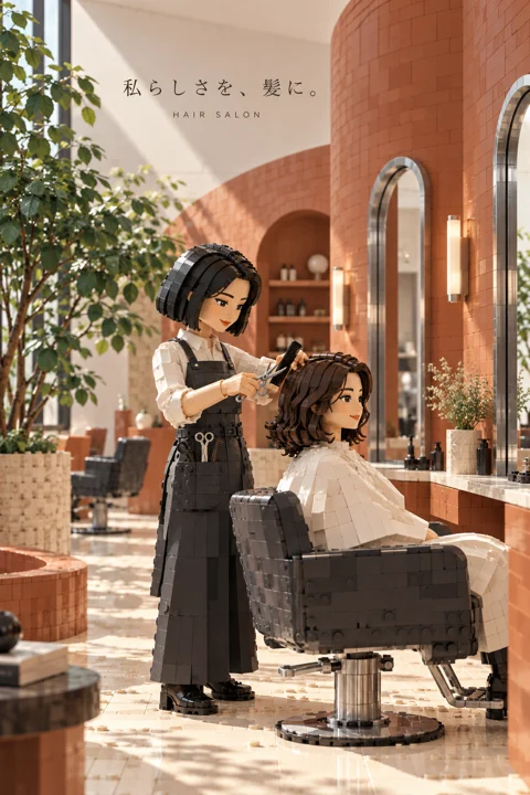 美容室・ヘアサロンの参考作品