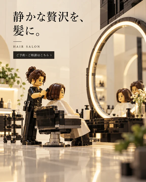 美容室・ヘアサロンの参考作品