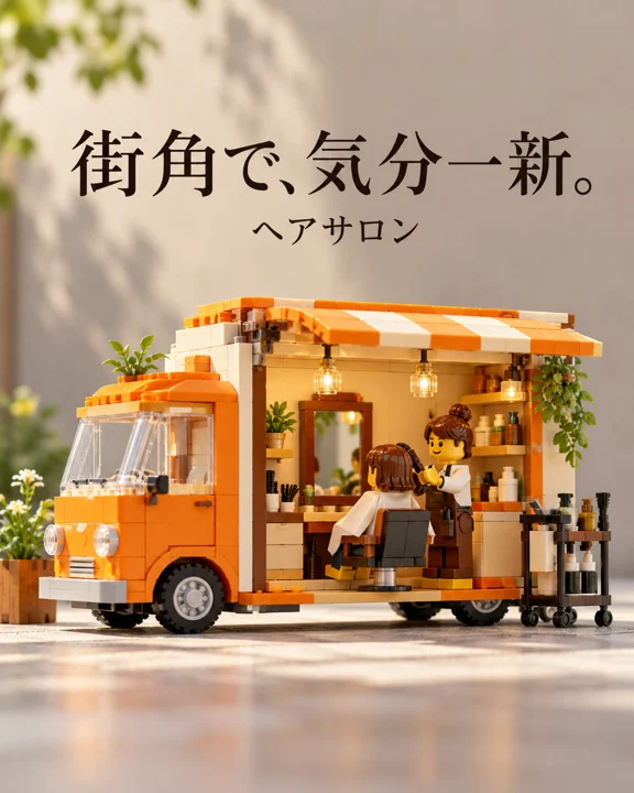 美容室・ヘアサロンの参考作品