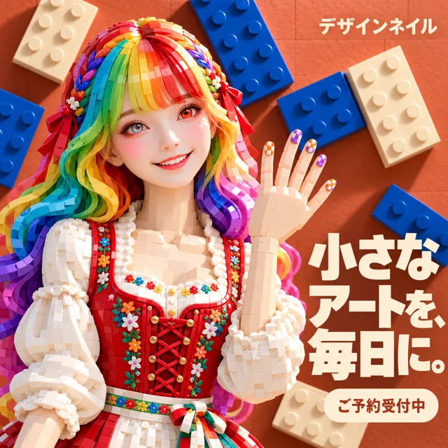 ネイル・まつ毛の参考作品