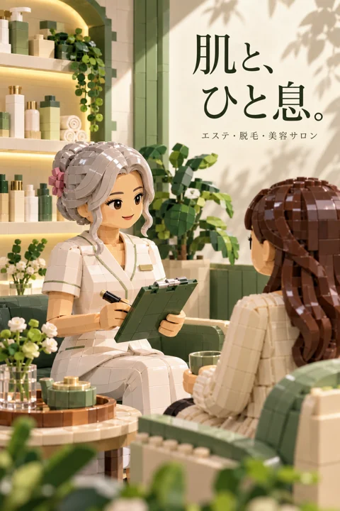 エステ・美容サロンの参考作品