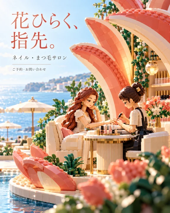 ネイル・まつ毛の参考作品