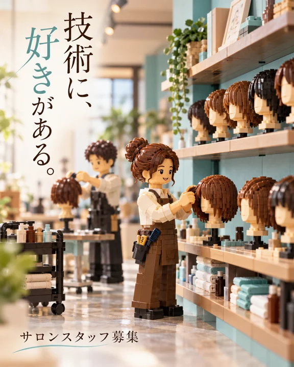 美容室・ヘアサロンの参考作品