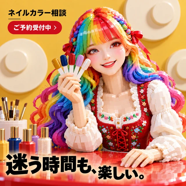 ネイル・まつ毛の参考作品
