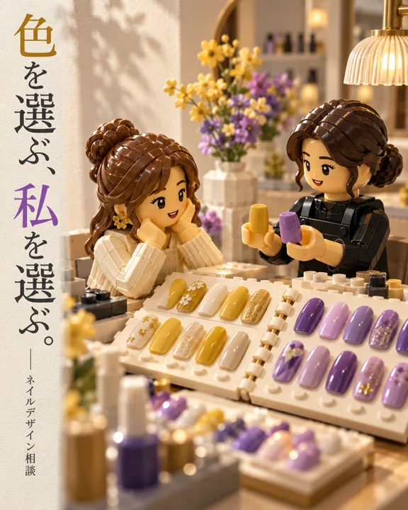 ネイル・まつ毛の参考作品