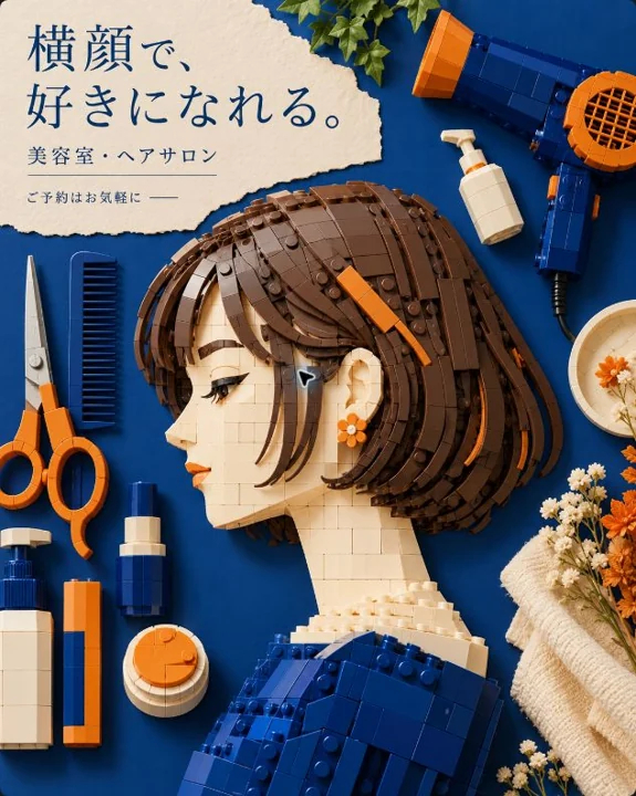 美容室・ヘアサロンの参考作品