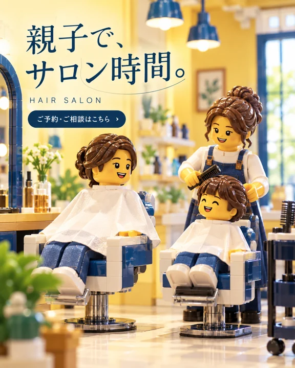 美容室・ヘアサロンの参考作品