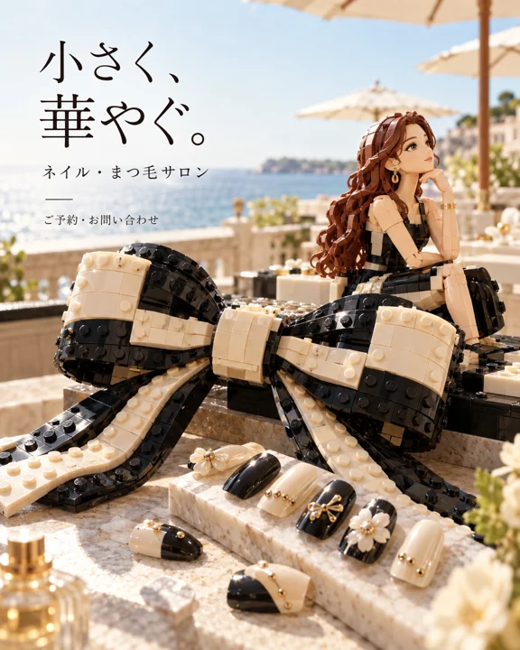 ネイル・まつ毛の参考作品
