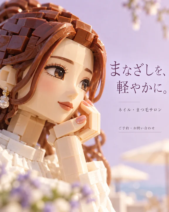 ネイル・まつ毛の参考作品