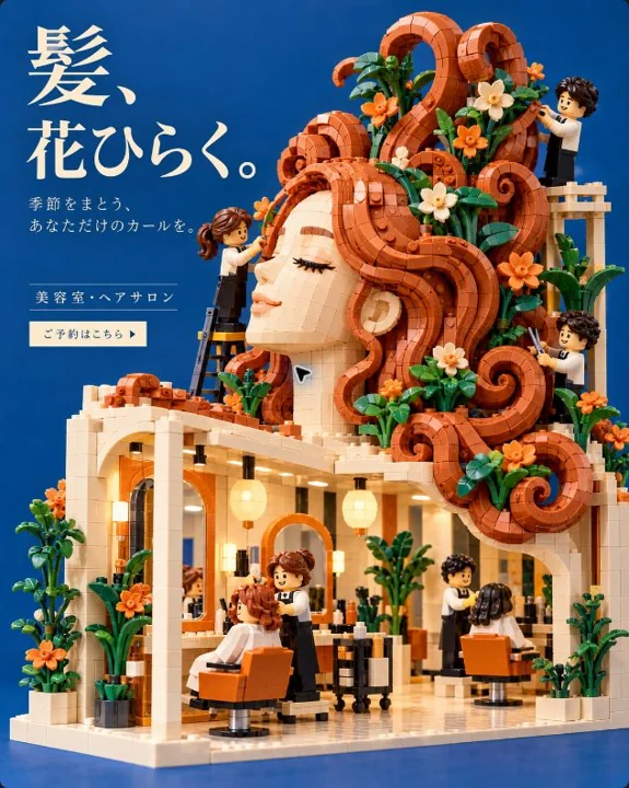 美容室・ヘアサロンの参考作品