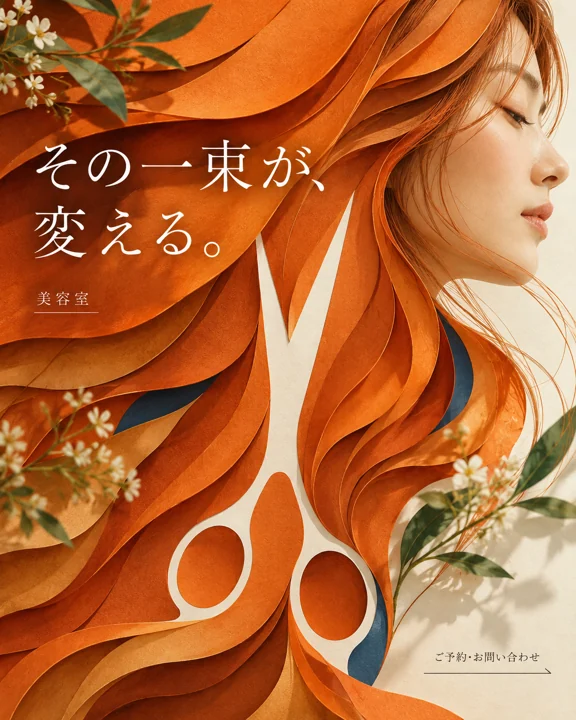 美容室・ヘアサロンの参考作品