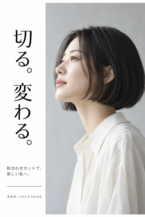 美容室・ヘアサロンの参考作品