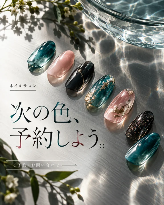ネイル・まつ毛の参考作品