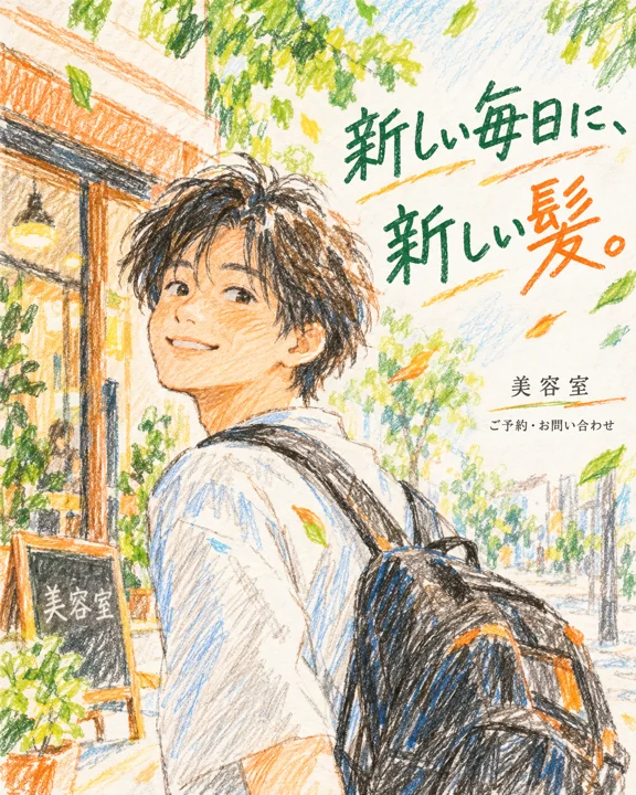 美容室・ヘアサロンの参考作品