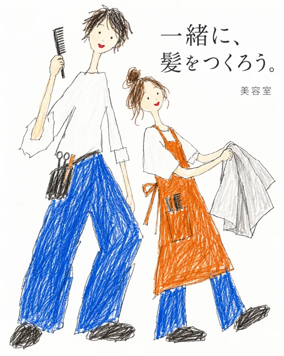 美容室・ヘアサロンの参考作品