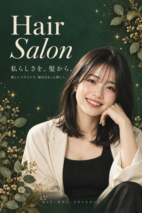 美容室・ヘアサロンの参考作品