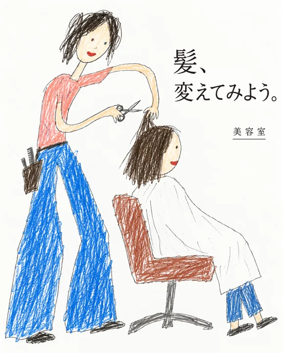 美容室・ヘアサロンの参考作品