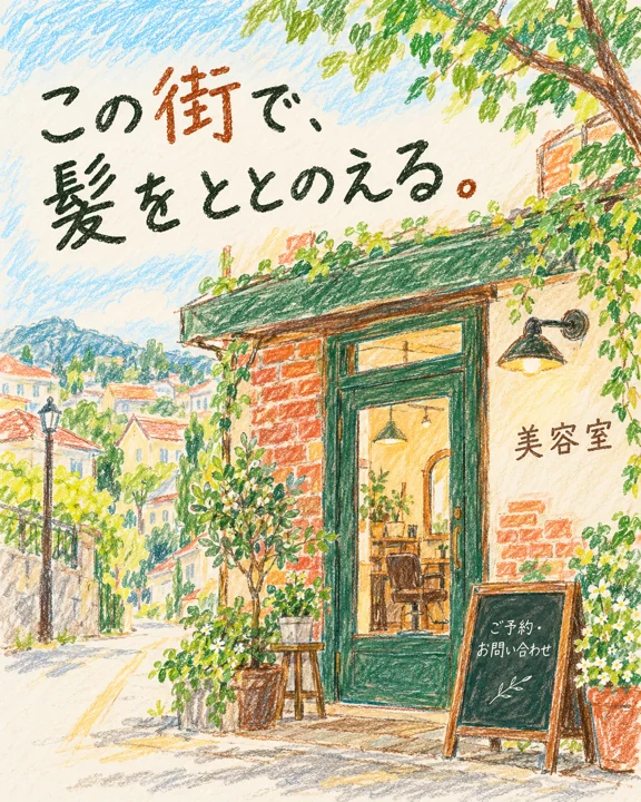 美容室・ヘアサロンの参考作品