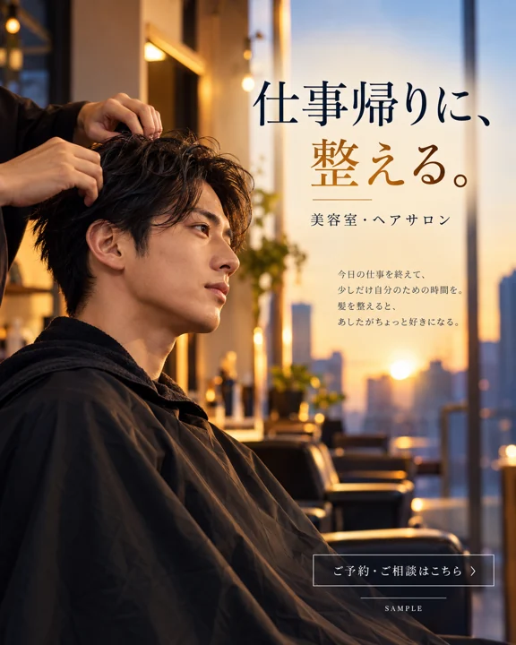 美容室・ヘアサロンの参考作品