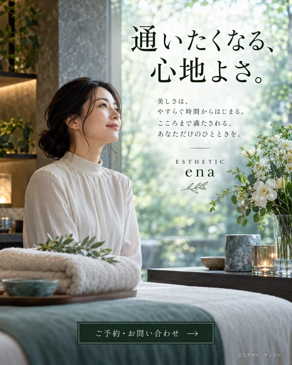 エステ・美容サロンの参考作品