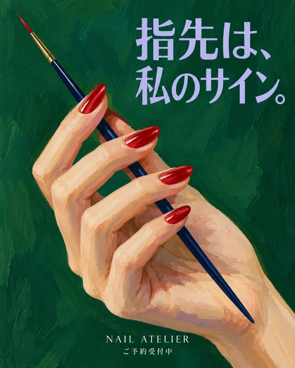 ネイル・まつ毛の参考作品
