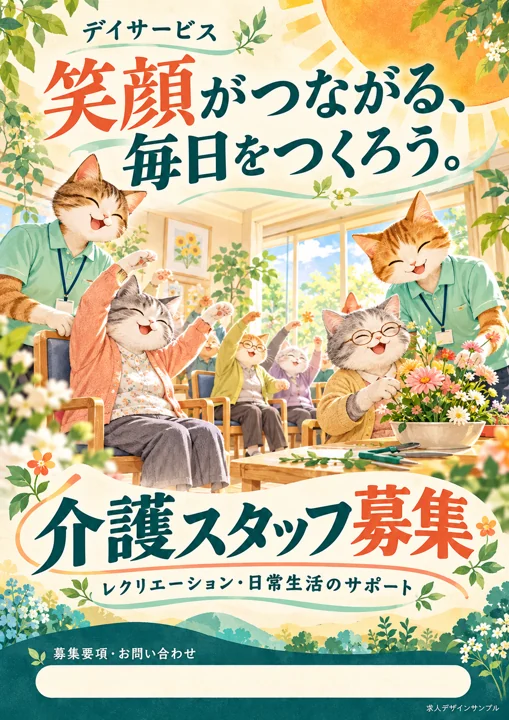 介護施設の参考作品