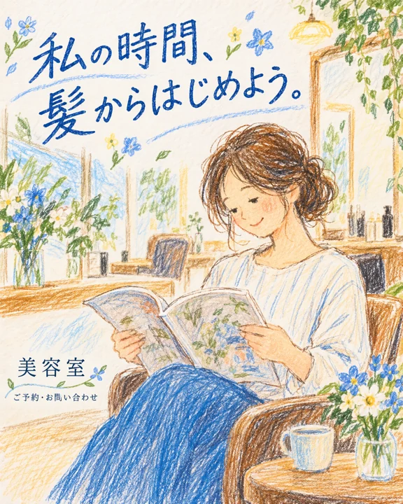 美容室・ヘアサロンの参考作品