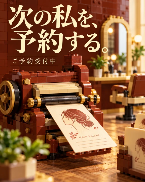 美容室・ヘアサロンの参考作品