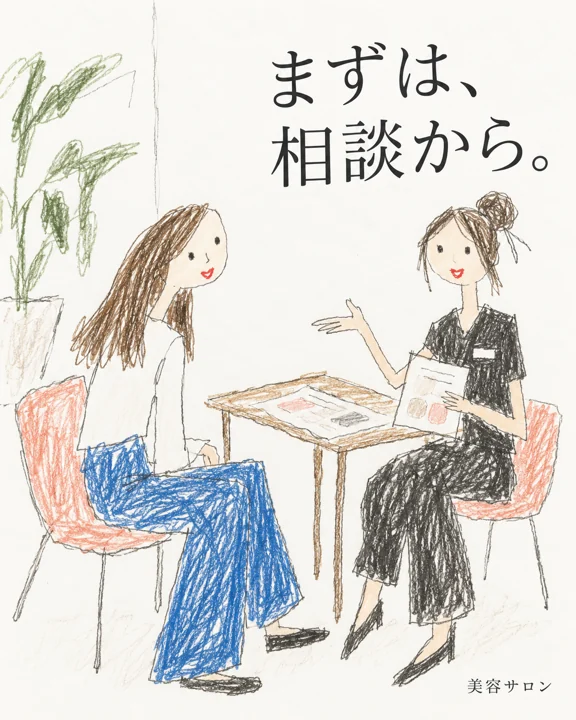 美容室・ヘアサロンの参考作品