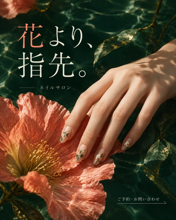 ネイル・まつ毛の参考作品